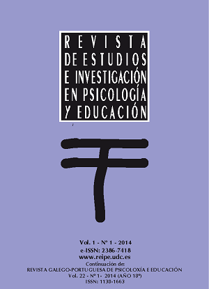 Revista de Estudios e Investigación en Psicología y Educación, Volume 1, Number 1.