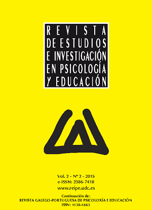 Revista de Estudios e Investigación en Psicología y Educación, Volume 2, Number 2.