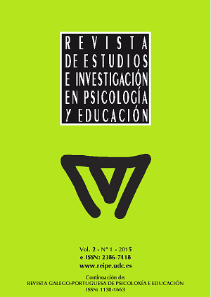 Revista de Estudios e Investigación en Psicología y Educación, Volume 2, Number 1.